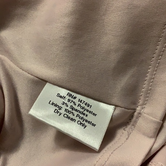 Revolve Katie May Legacy Crepe Bodycon Off The Shoulder Gown Dress in Blush sz 0 - Picture 9 of 10